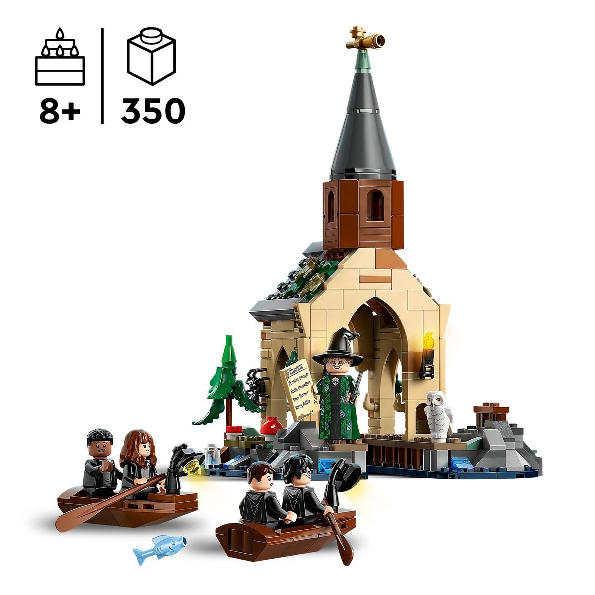 LEGO LEGO Harry Potter 76426 Le Hangar à Bateaux de Poudlard, Jouet Fantastique pour Enfants
