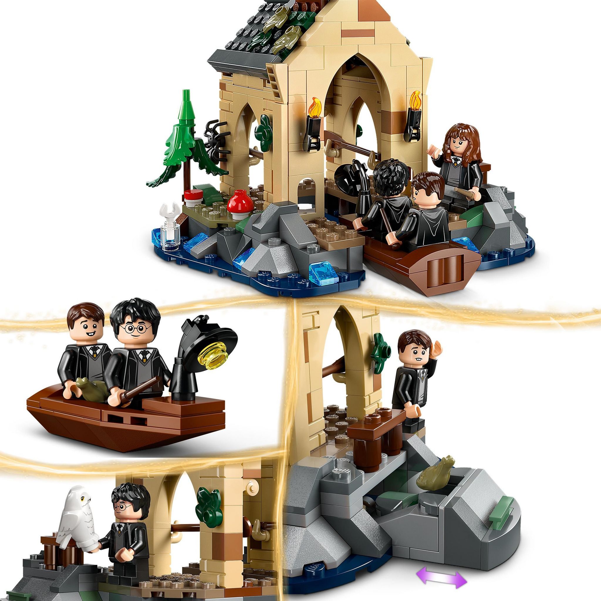 Voir la diapositive 4 : LEGO LEGO Harry Potter 76426 Le Hangar à Bateaux de Poudlard, Jouet Fantastique pour Enfants