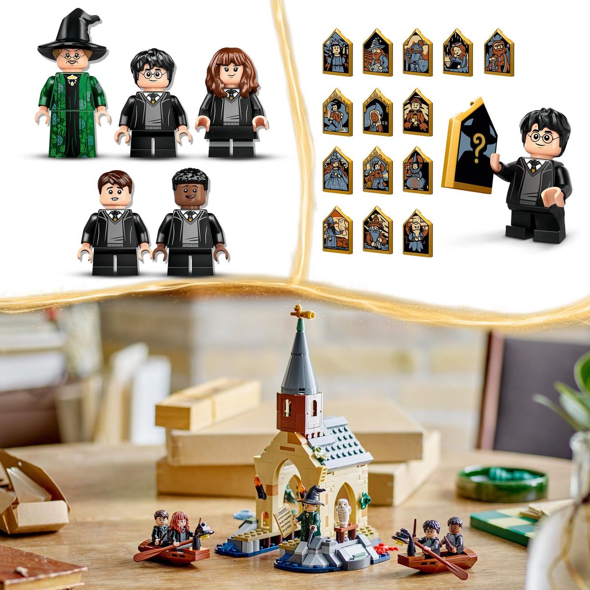 LEGO LEGO Harry Potter 76426 Le Hangar à Bateaux de Poudlard, Jouet Fantastique pour Enfants