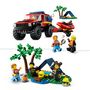 Voir la diapositive 4 : LEGO City 60412 Le Camion de Pompiers 4x4 et le Canot de Sauvetage, Jouet avec Bateau, Remorque et Minifigurines