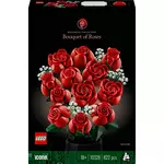 LEGO Icons 10328 Le Bouquet de Roses, Fleurs Artificielles pour Décorer, Cadeau de Saint-Valentin pour Adultes