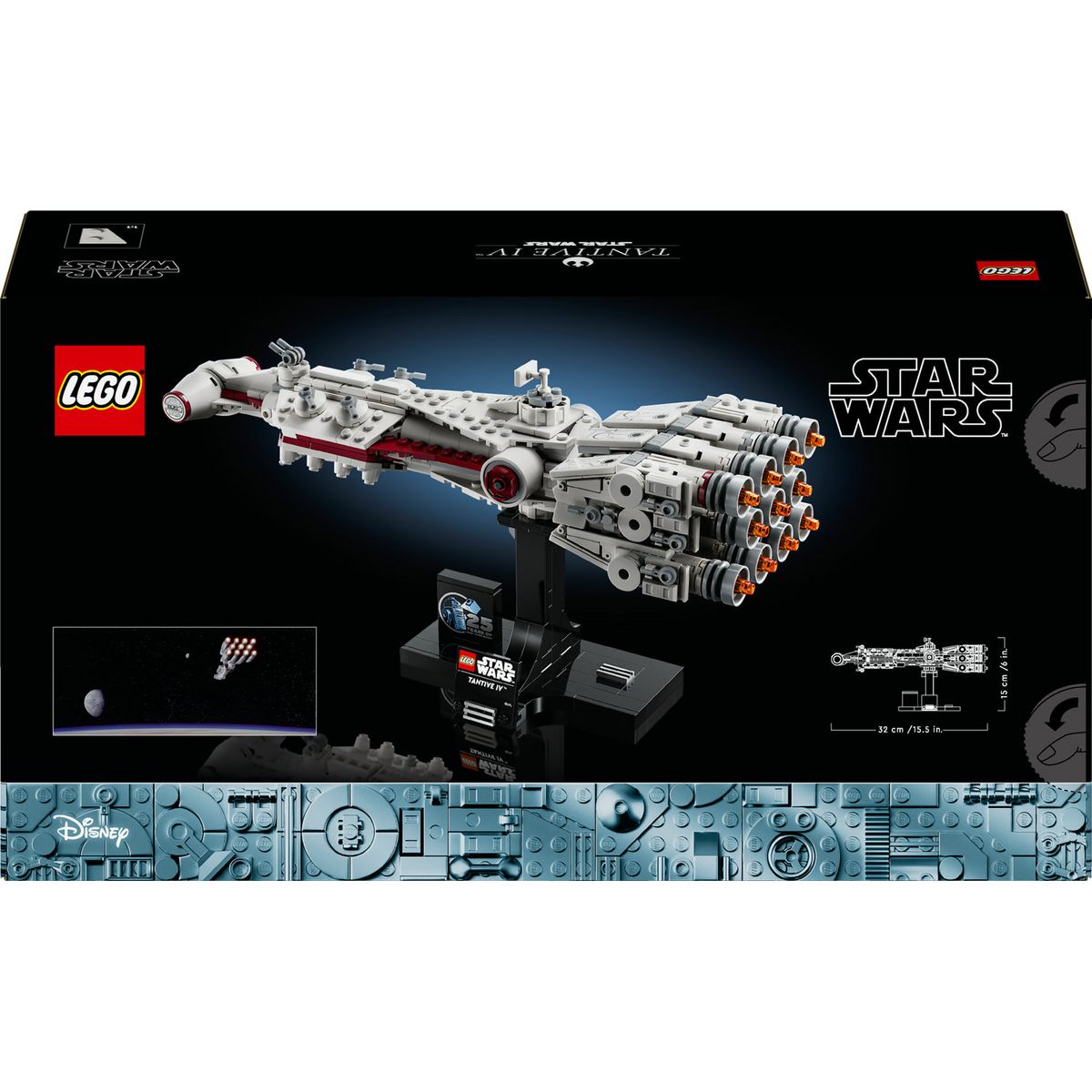 LEGO LEGO Star Wars 75376 Tantive IV, Set de Construction, Vaisseau Spatial, Véhicule