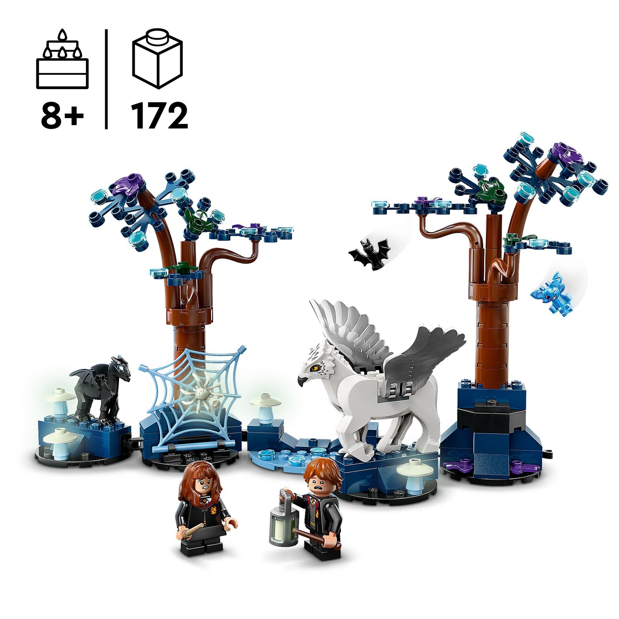 Voir la diapositive 3 : LEGO LEGO Harry Potter 76432  La Forêt Interdite : les Créatures Magiques, Jouet pour Enfants