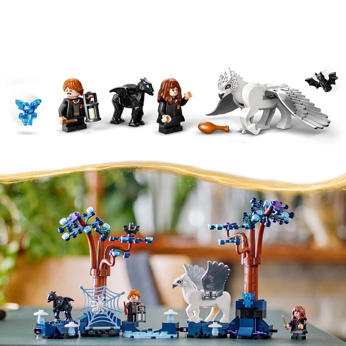 LEGO LEGO Harry Potter 76432  La Forêt Interdite : les Créatures Magiques, Jouet pour Enfants
