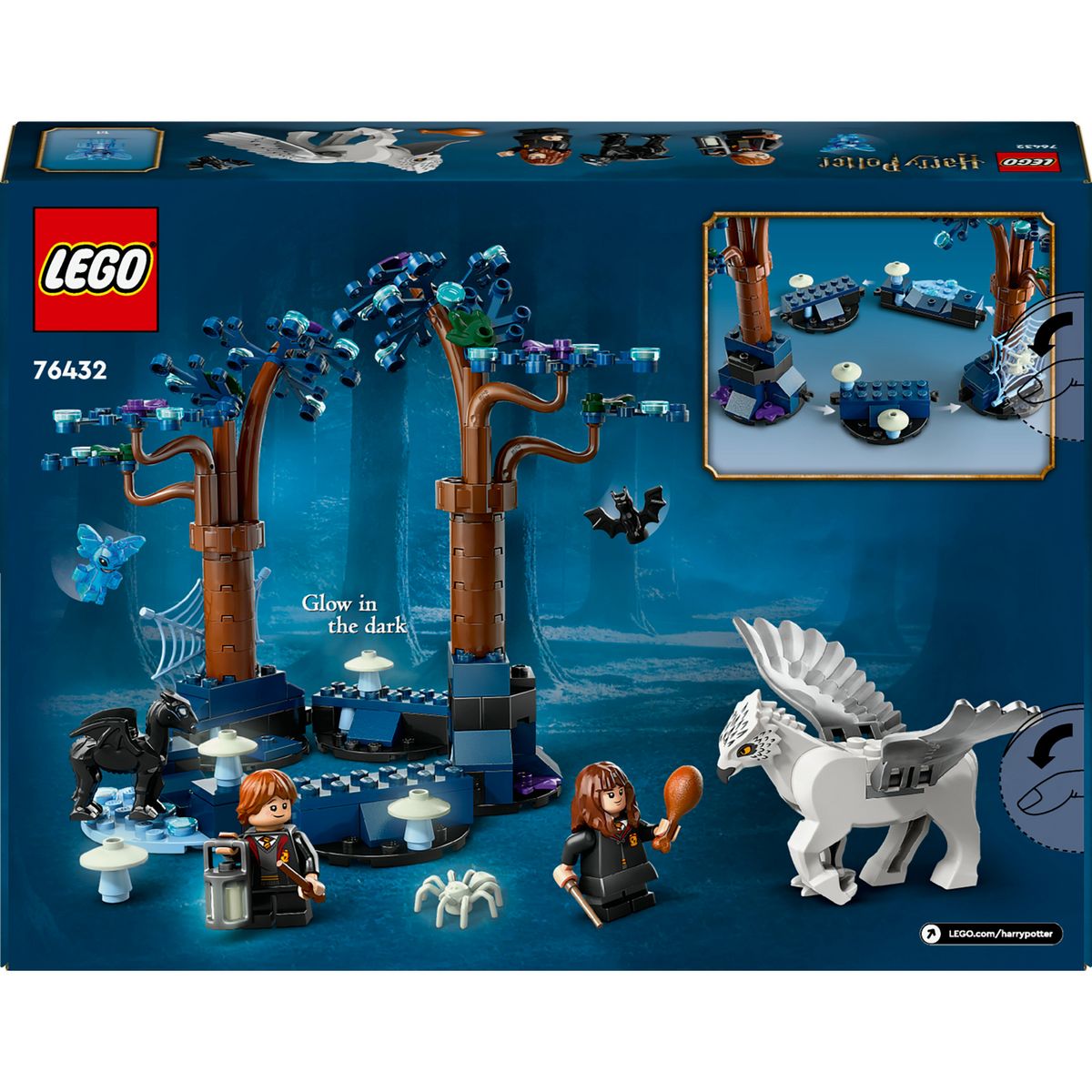 LEGO LEGO Harry Potter 76432  La Forêt Interdite : les Créatures Magiques, Jouet pour Enfants
