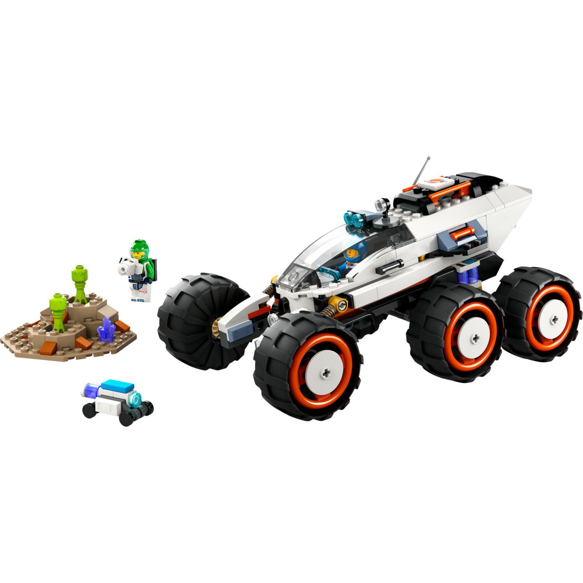 Voir la diapositive 2 : LEGO City 60431 Le Rover d'Exploration Spatiale et la Vie Extraterrestre, Jouet avec 2 Minifigurines, Figurines de Robot
