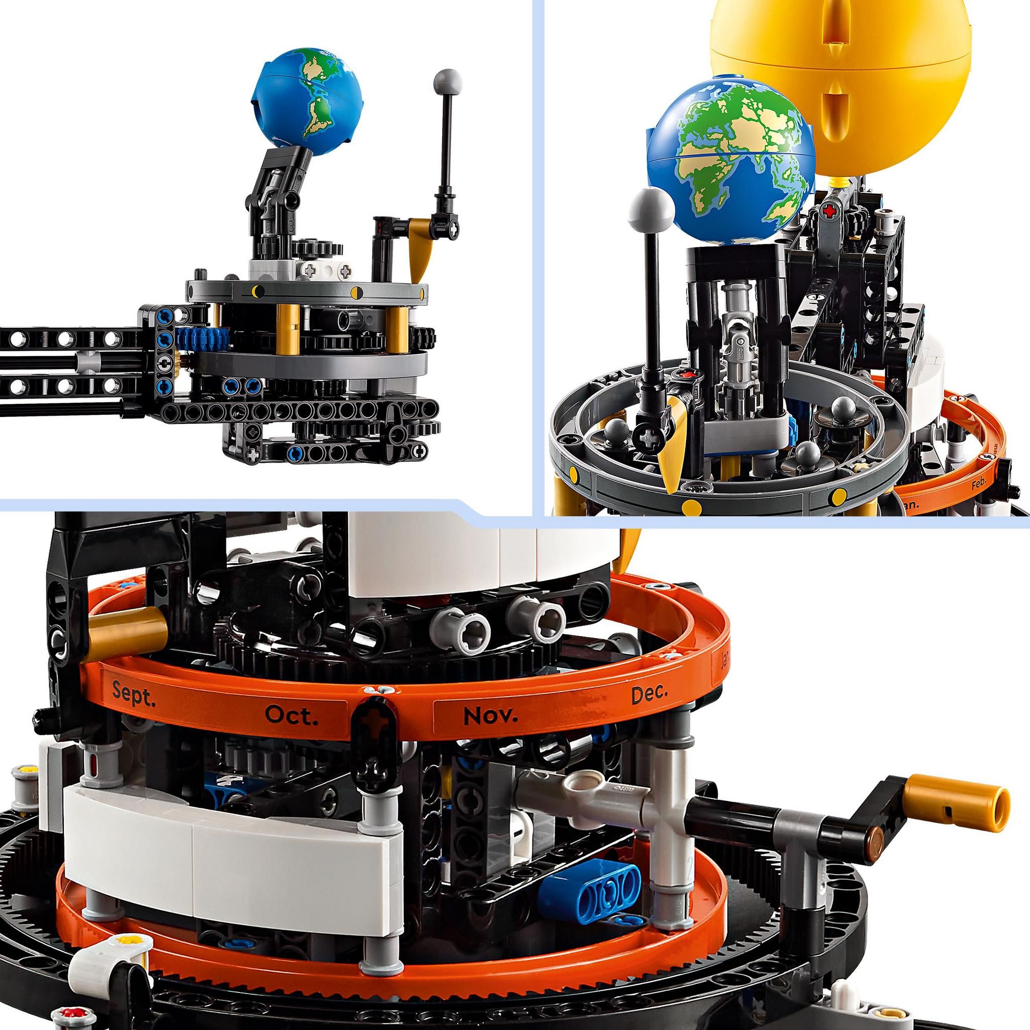 Voir la diapositive 5 : LEGO LEGO Technic 42179 La Planète Terre et la Lune en Orbite, Jouet, Thème du Système Solaire