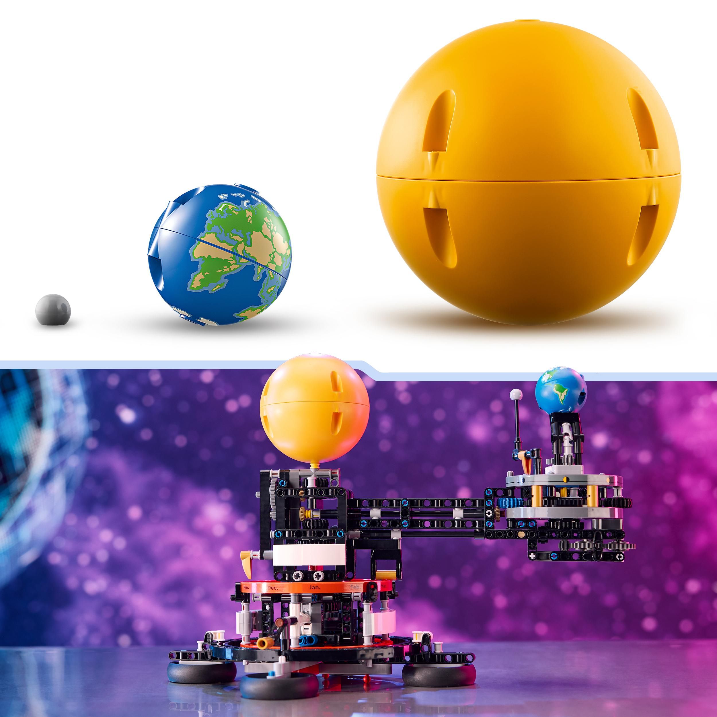 Voir la diapositive 6 : LEGO Technic 42179 - La Planète Terre et la Lune en Orbite, Jouet, Thème du Système Solaire