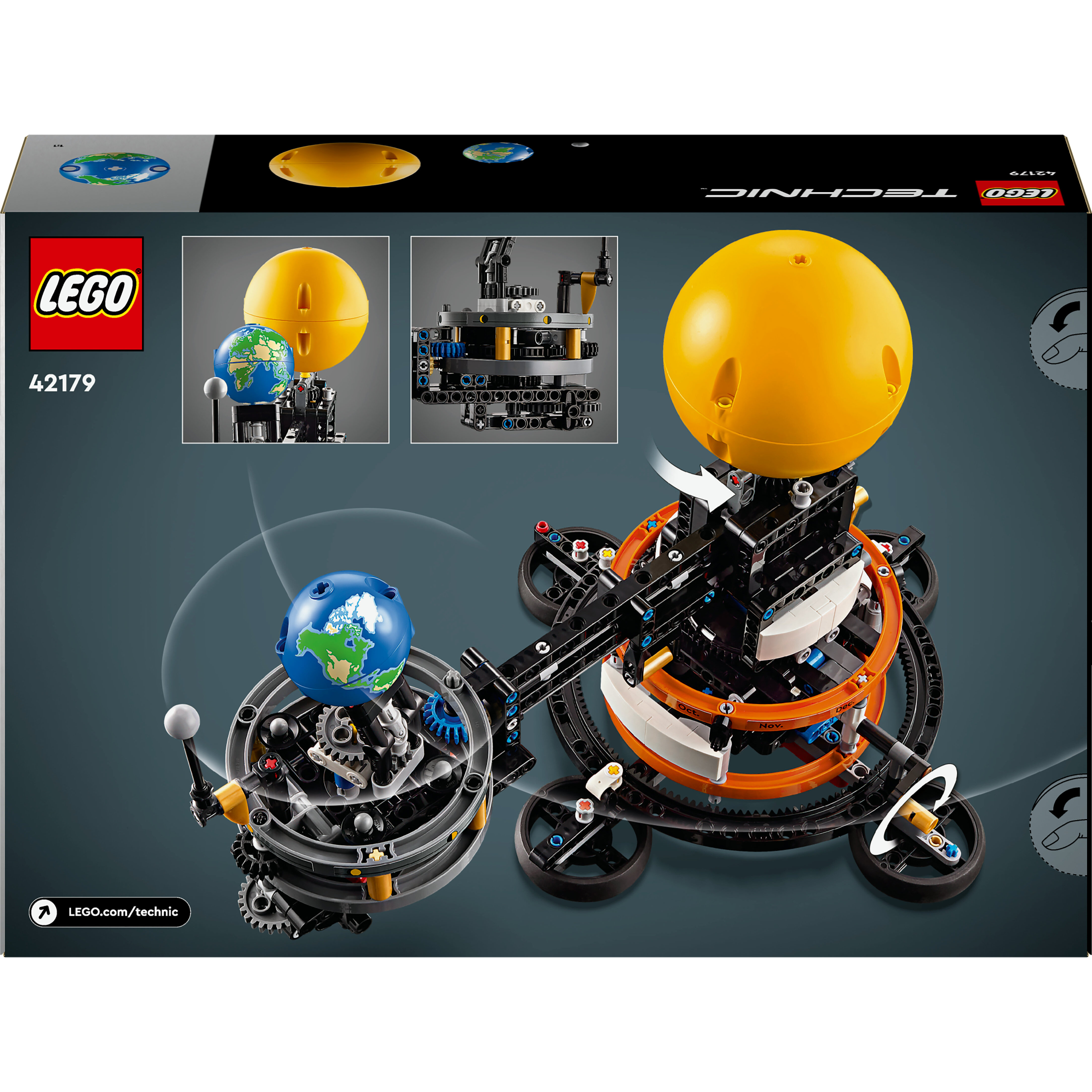 Voir la diapositive 8 : LEGO Technic 42179 - La Planète Terre et la Lune en Orbite, Jouet, Thème du Système Solaire