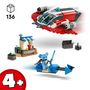 Voir la diapositive 3 : LEGO Star Wars 75384 Le Crimson Firehawk, Jouet de Construction avec Speeder Bike et Minifigurines