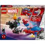 Voir la diapositive 7 : LEGO Marvel 76279 La Voiture de Course de Spider-Man contre le Bouffon Vert Venomisé, Jouet avec Minifigurines de Super-héros