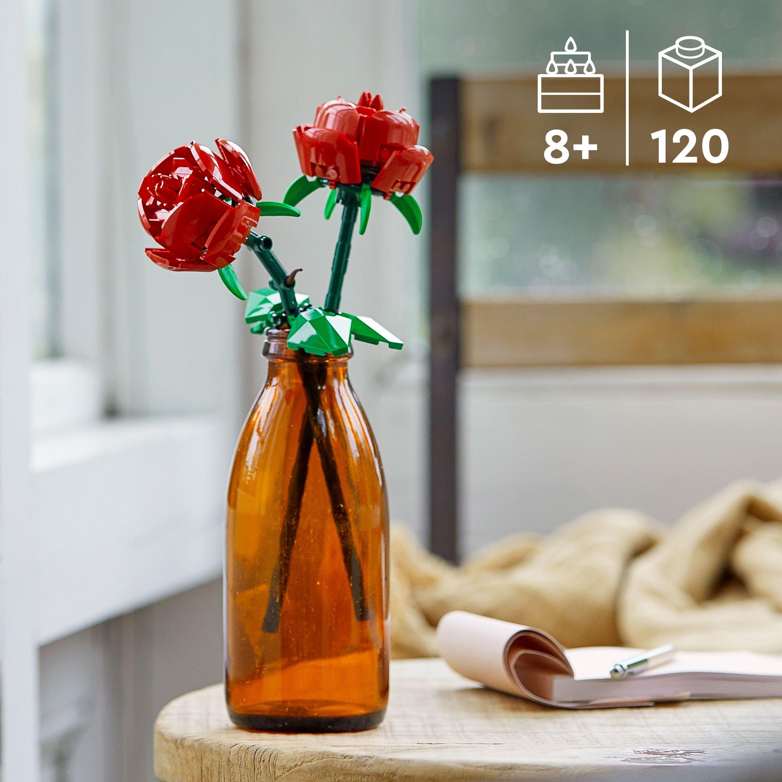 Voir la diapositive 3 : LEGO LEGO Botanicals 40460 Les Roses - Jouet - Fleurs Artificielles dès 8 ans - Décoration