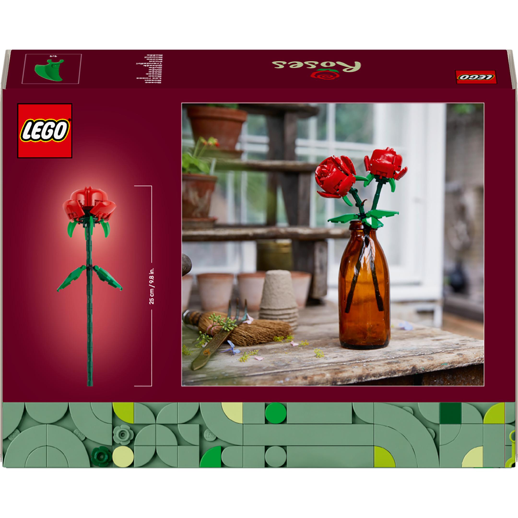 Voir la diapositive 5 : LEGO LEGO Botanicals 40460 Les Roses - Jouet - Fleurs Artificielles dès 8 ans - Décoration