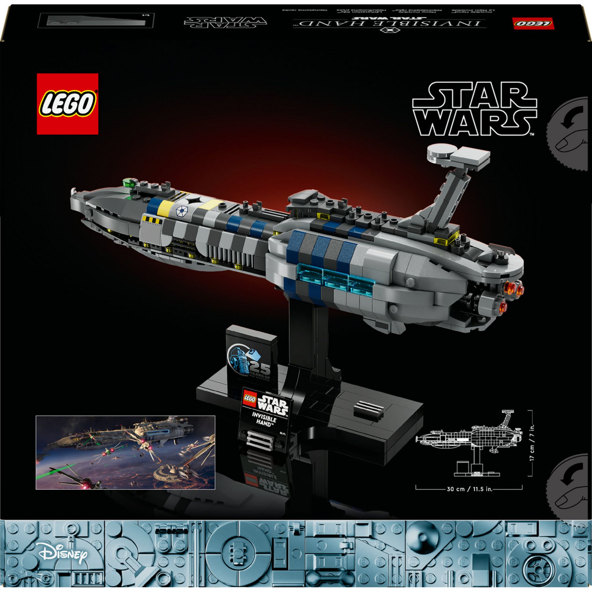 Voir la diapositive 8 : LEGO LEGO Star Wars 75377 La Main Invisible, Set de Construction avec Vaisseau Spatial