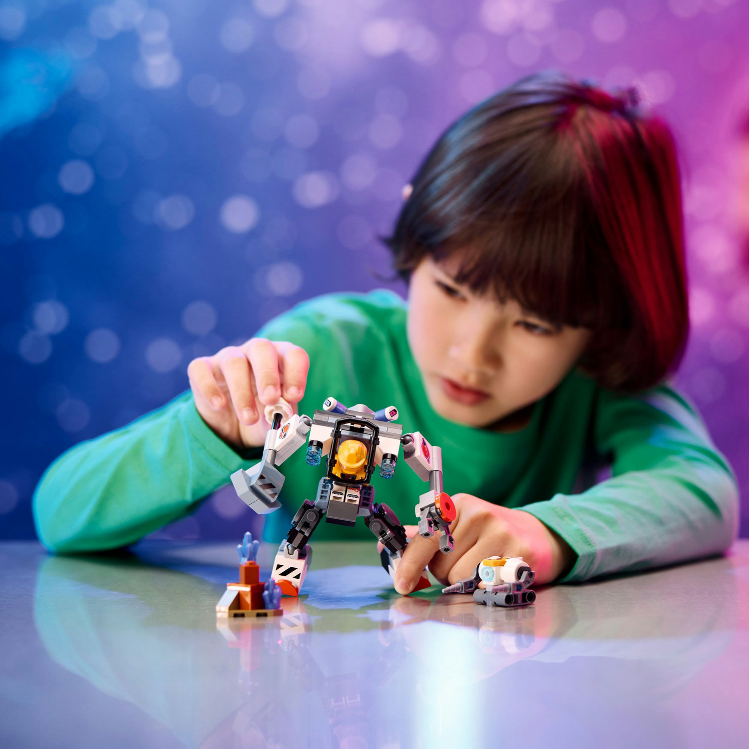 Voir la diapositive 7 : LEGO City 60428 Le Robot de Chantier de l'Espace, Jouet de Figurine de Robot avec Tenue Spatiale, Cadeau Enfants 6 Ans
