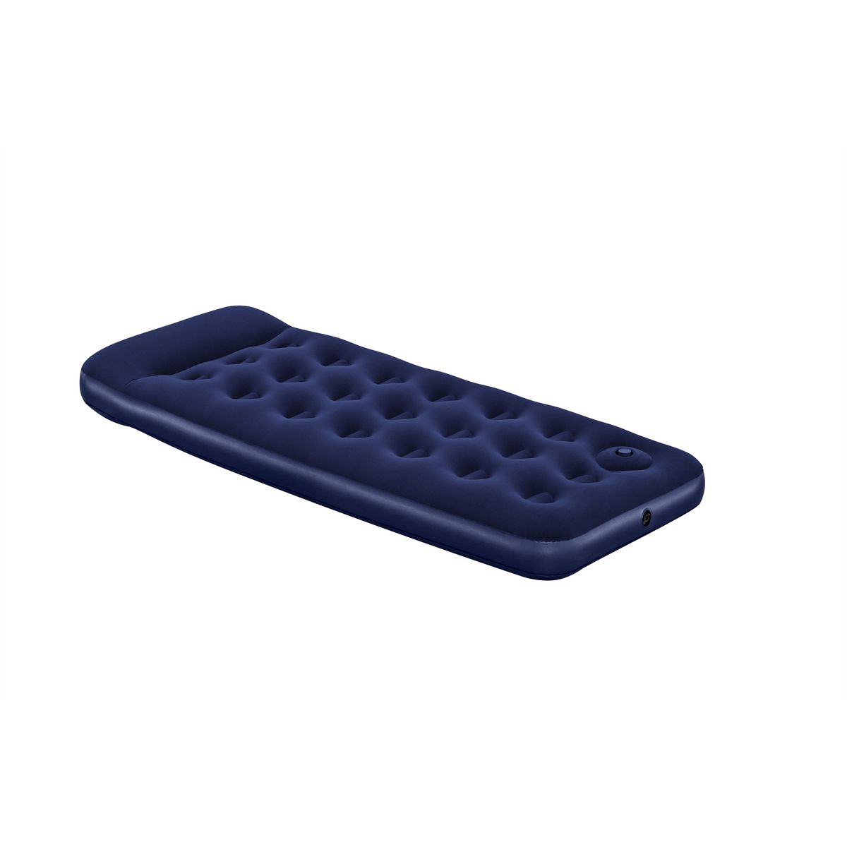 BESTWAY Matelas gonflable avec pompe à pied intégrée 1 place 185x76x22 cm - Bleu