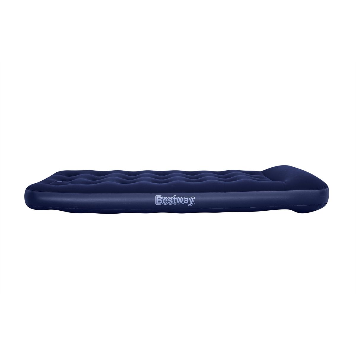BESTWAY Matelas gonflable avec pompe à pied intégrée 1 place 185x76x22 cm - Bleu