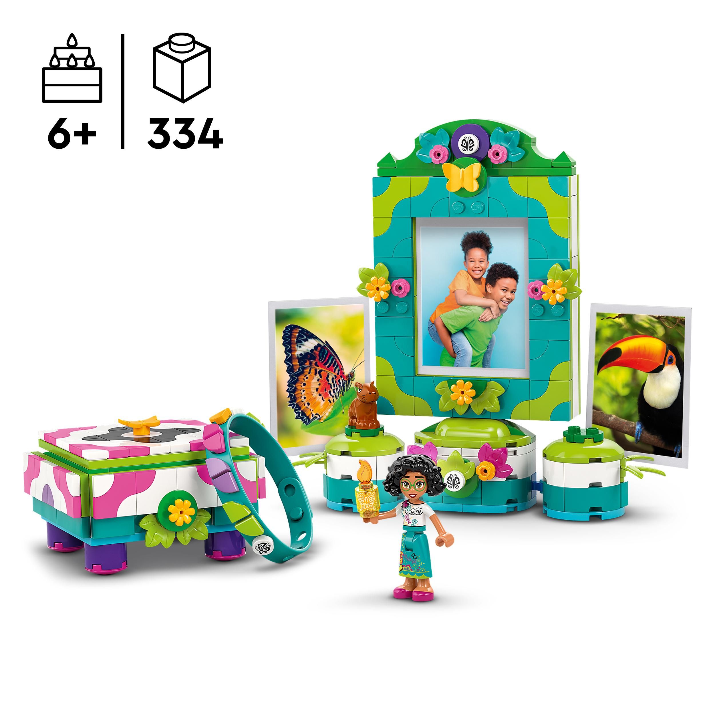 Voir la diapositive 3 : LEGO LEGO Disney Encanto 43239 Le Cadre Photo et la Boîte à Bijoux de Mirabel, Jouet Créatif