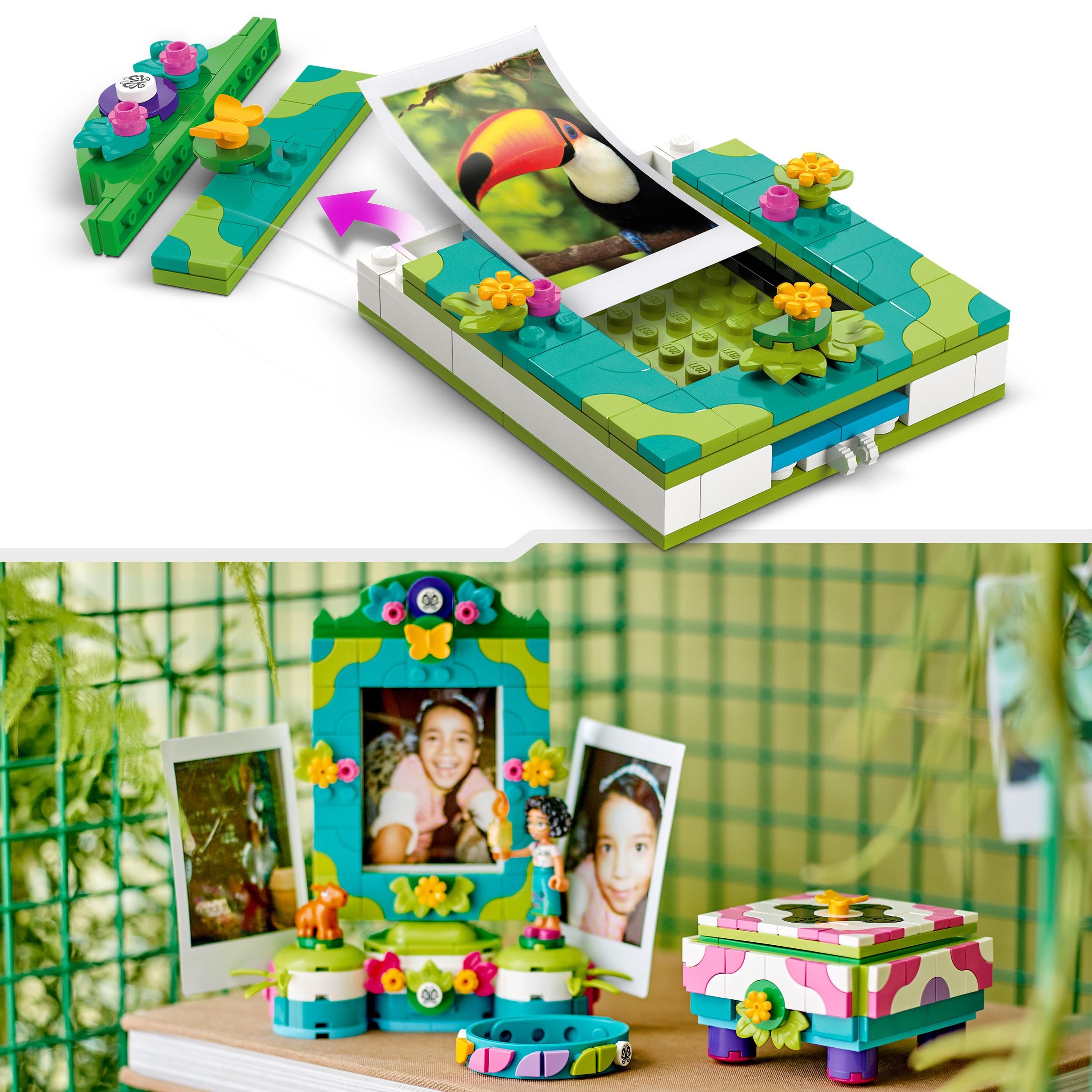 Voir la diapositive 6 : LEGO LEGO Disney Encanto 43239 Le Cadre Photo et la Boîte à Bijoux de Mirabel, Jouet Créatif