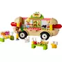LEGO Friends 42633 Le Food-Truck de Hot-Dogs, Jouet de Restaurant Mobile, avec Figurines et Chat, Cadeau Enfants