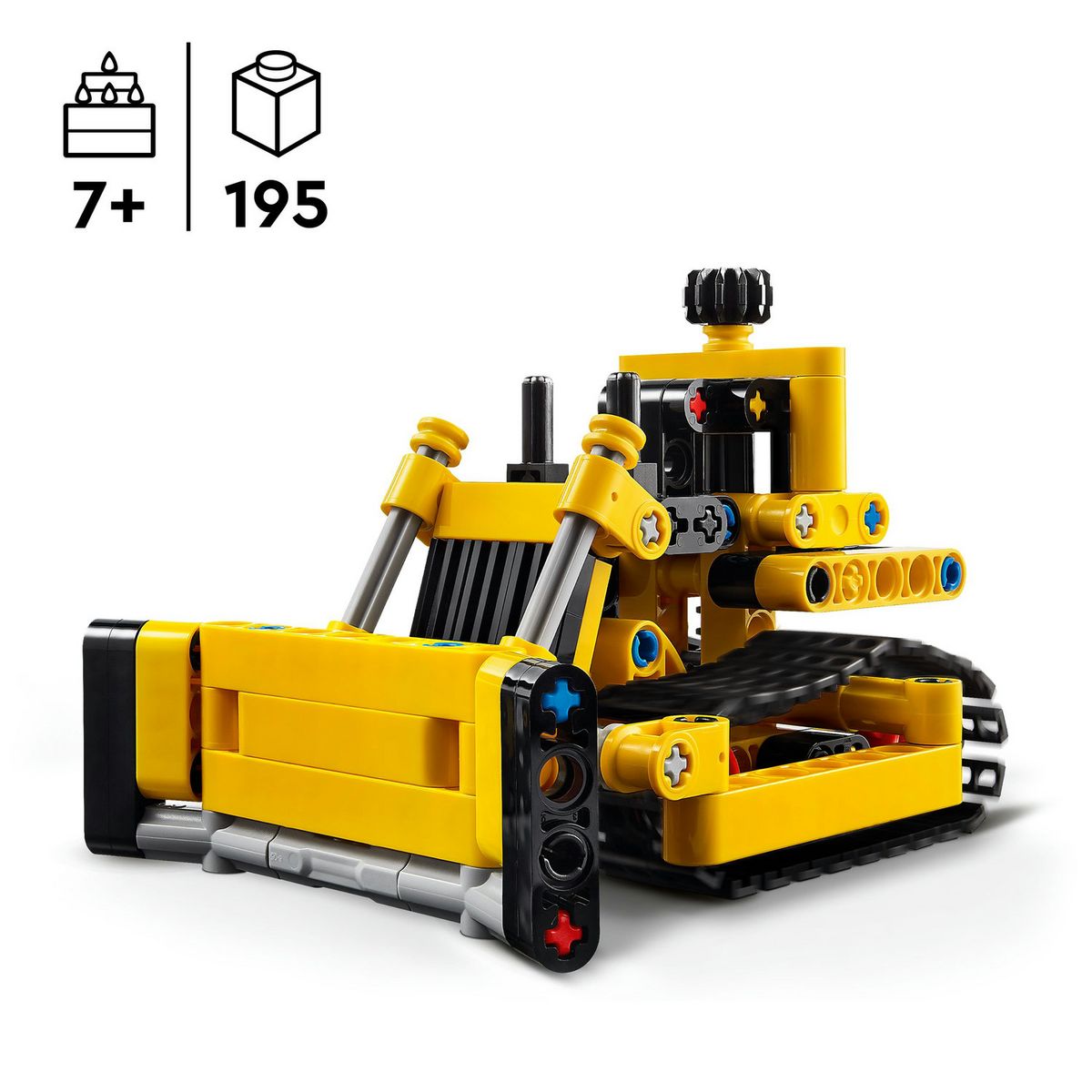 LEGO Technic 42163 Le Bulldozer, Jouet de Construction pour Enfants, Véhicule Excavateur