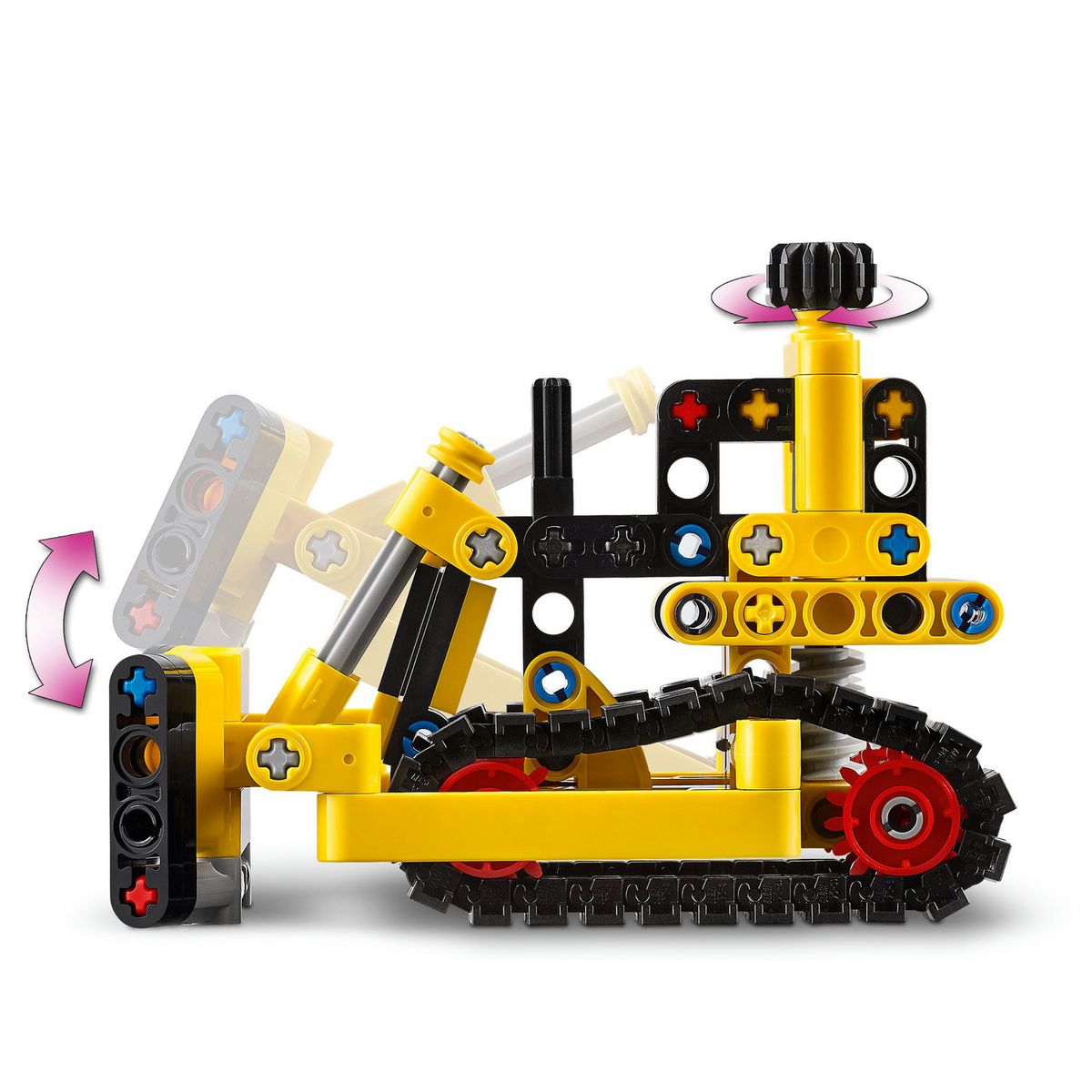 LEGO Technic 42163 Le Bulldozer, Jouet de Construction pour Enfants, Véhicule Excavateur