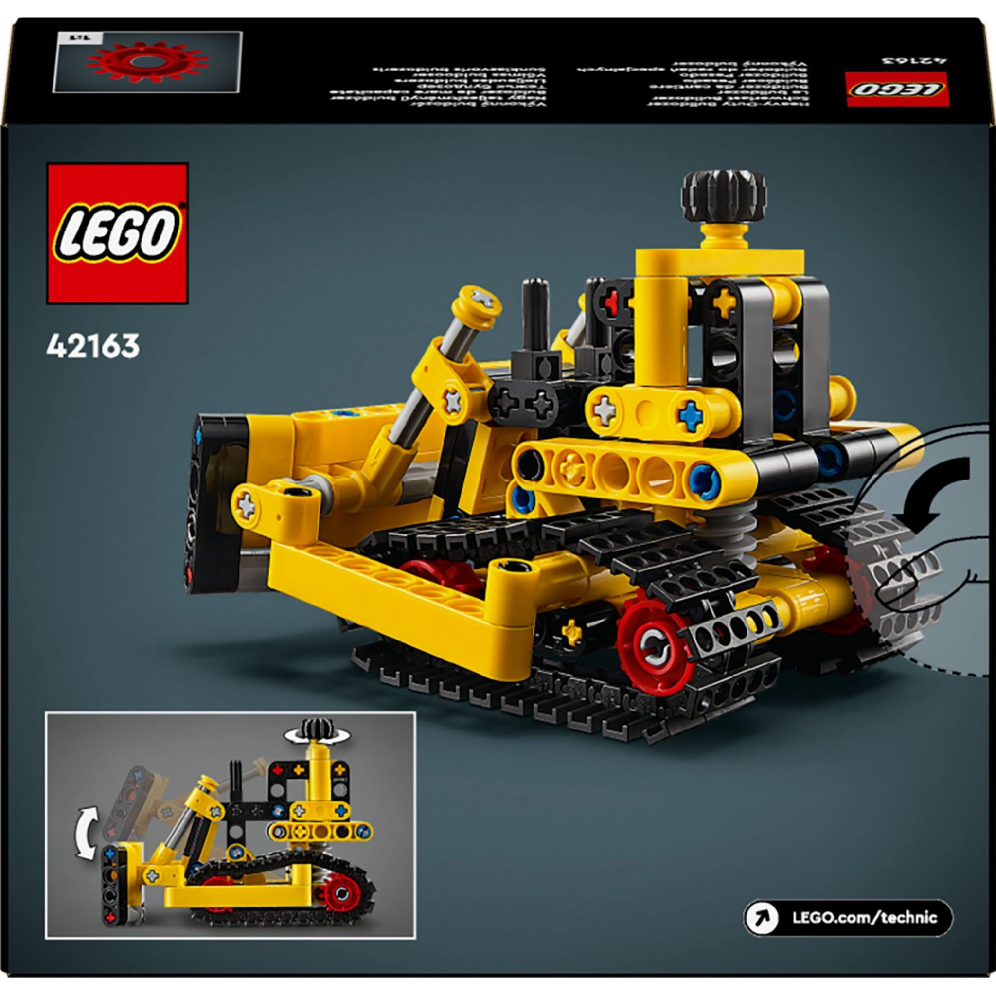 Voir la diapositive 8 : LEGO Technic 42163 Le Bulldozer, Jouet de Construction pour Enfants, Véhicule Excavateur