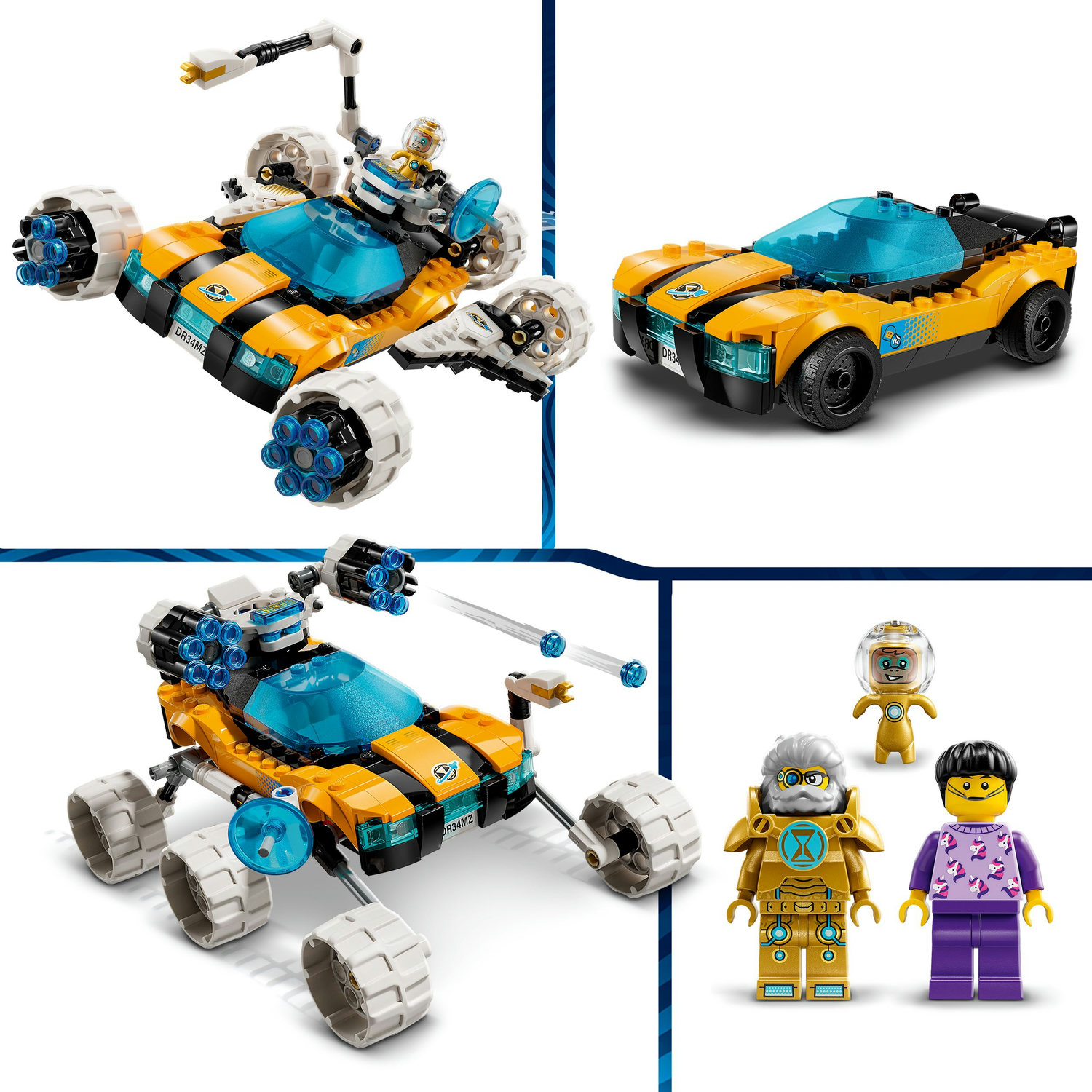 Voir la diapositive 5 : LEGO DREAMZzz 71475 La Voiture de l'Espace de M. Oz, Jouet de Véhicules, avec Minifigurines M. Oz, Albert et Jayden