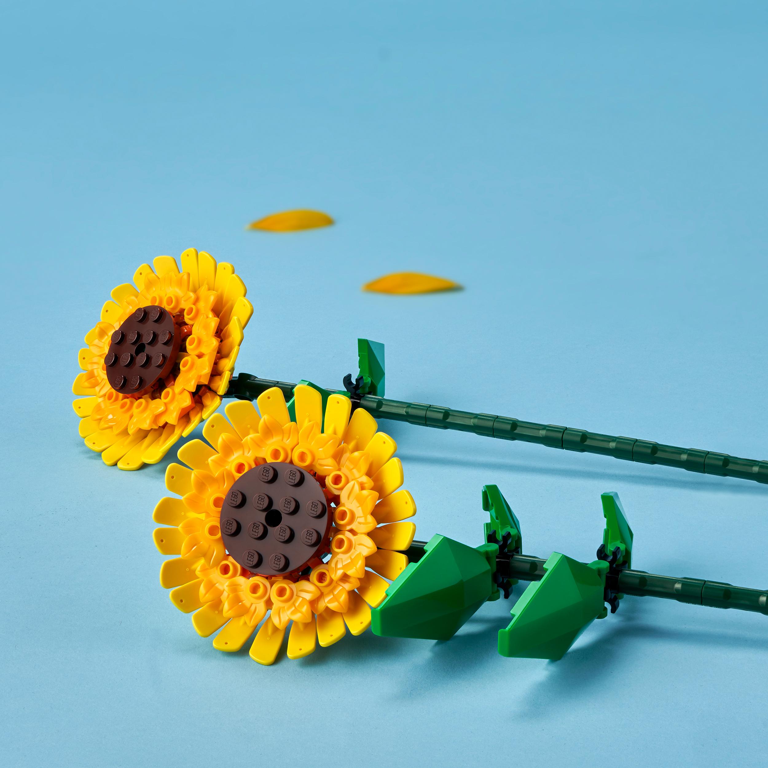 Voir la diapositive 4 : LEGO LEGO Botanicals 40524 Tournesols - Jeu de Construction de Fleurs Artificielles dès 8 ans