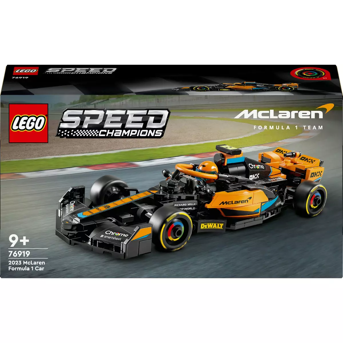 LEGO LEGO Speed Champions 76919 La Voiture de Course de Formule 1 McLaren 2023, Véhicule Jouet