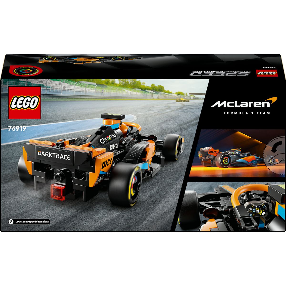 LEGO LEGO Speed Champions 76919 La Voiture de Course de Formule 1 McLaren 2023, Véhicule Jouet