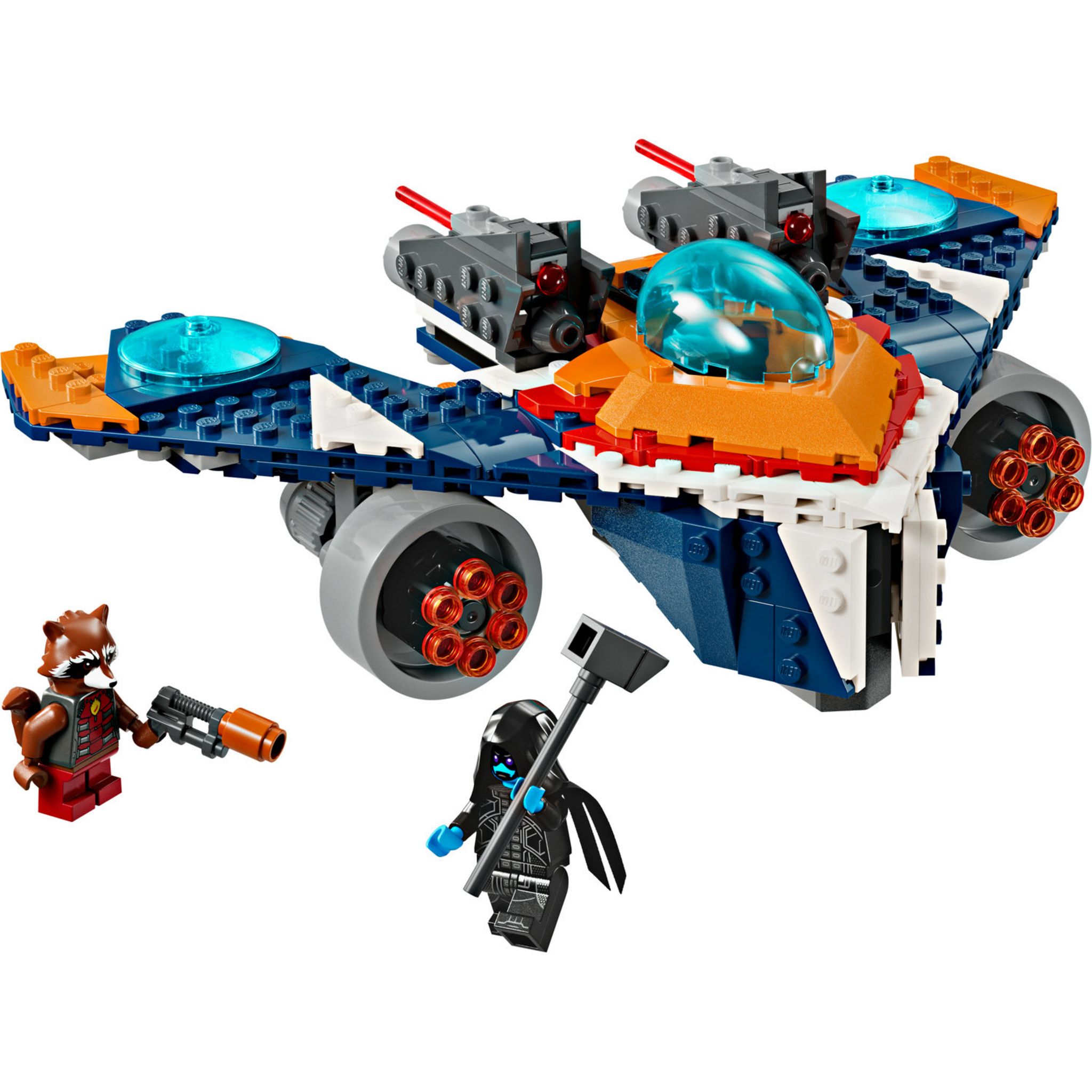 Voir la diapositive 2 : LEGO Marvel 76278 Le Vaisseau Spatial de Rocket contre Ronan, Jouet sur Les Gardiens de la Galaxie, Vaisseau et Minifigurines