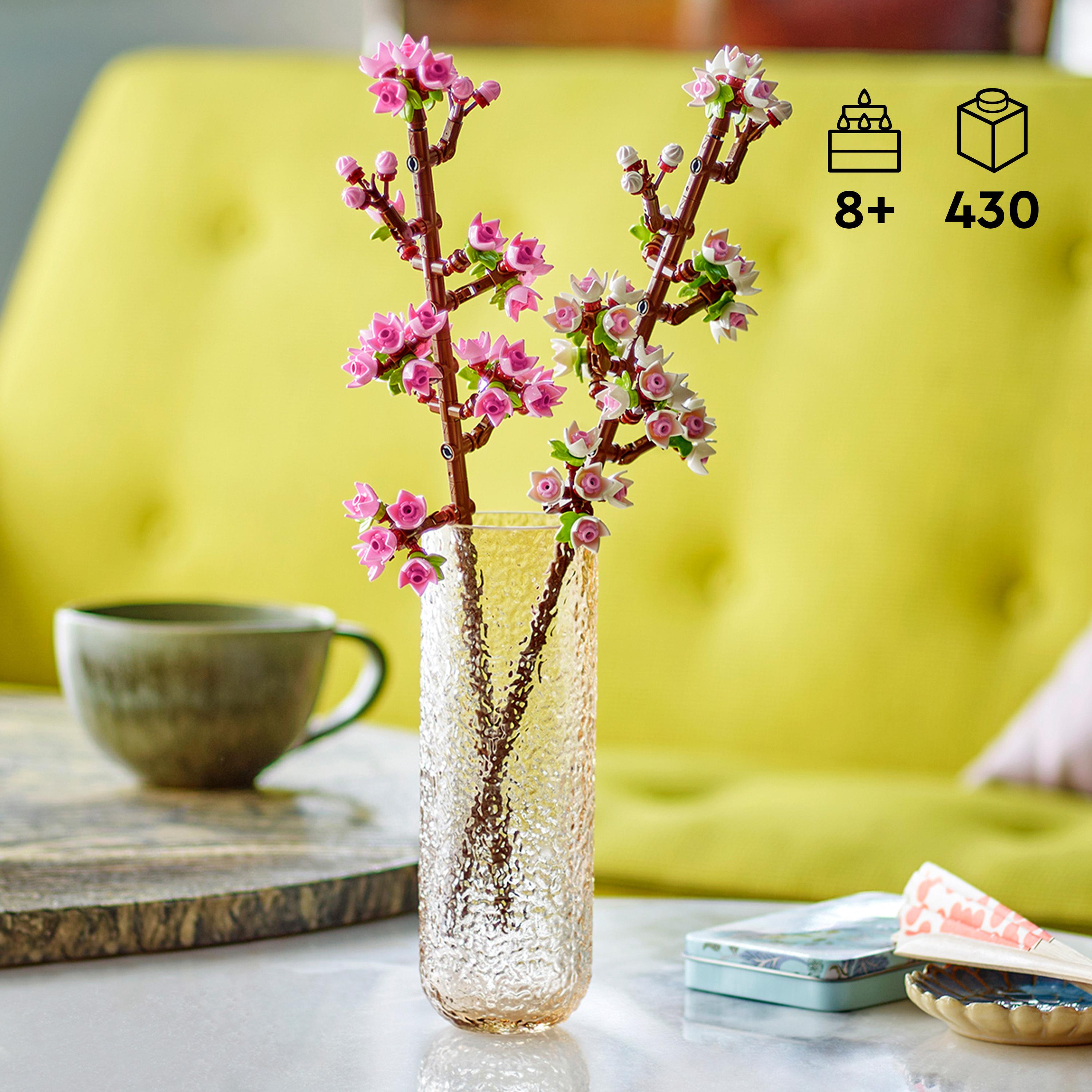 Voir la diapositive 3 : LEGO LEGO Botanicals 40725 Les Fleurs de Cerisier - Jouet pour Fille & Garçon dès 8 ans - Déco