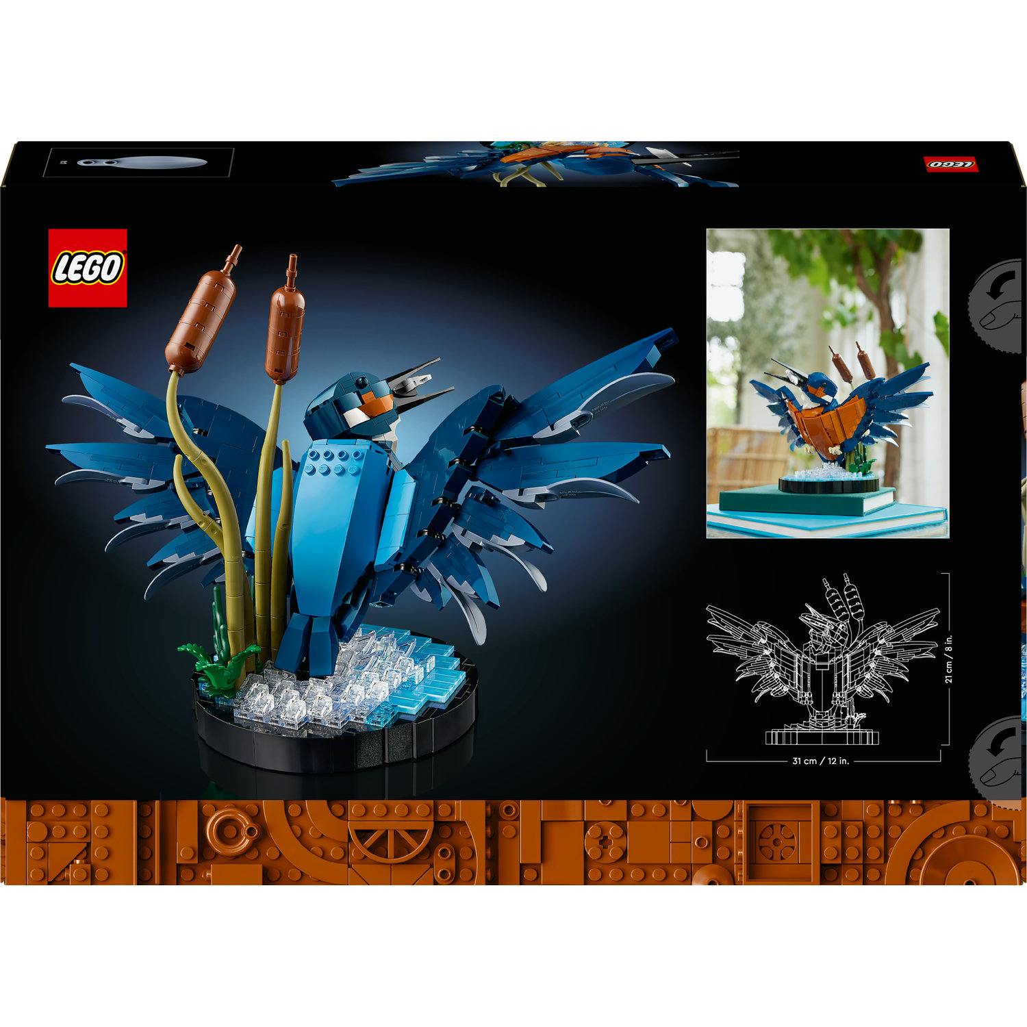 Voir la diapositive 8 : LEGO LEGO Icons 10331 Le Martin-pêcheur, Kit de Maquette pour Adultes, Idée Cadeau de Décoration Maison ou Bureau