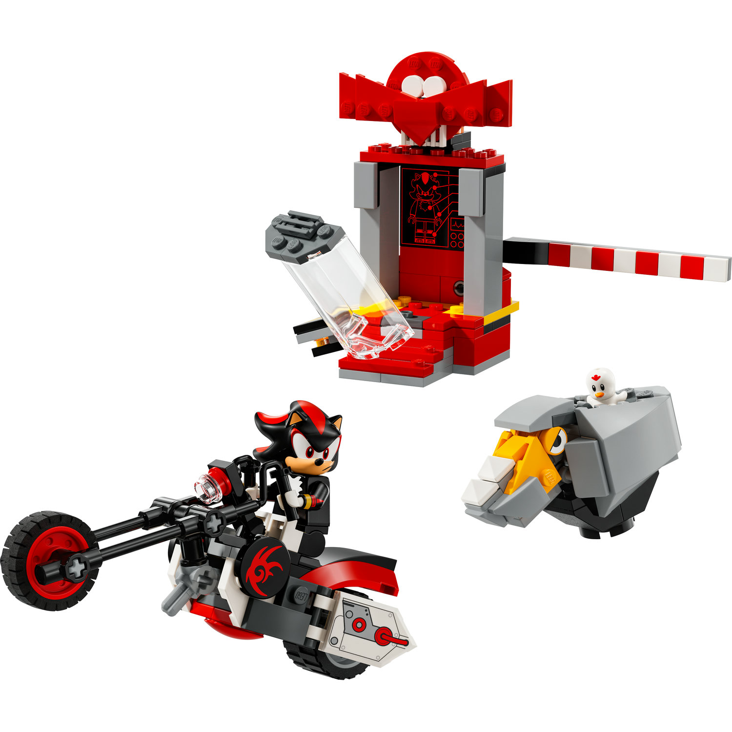 Voir la diapositive 2 : LEGO Sonic Le Hedgehog 76995 L'Évasion de Shadow, Jouet de Moto, Figurines de Personnages Sonic du Jeu Vidéo