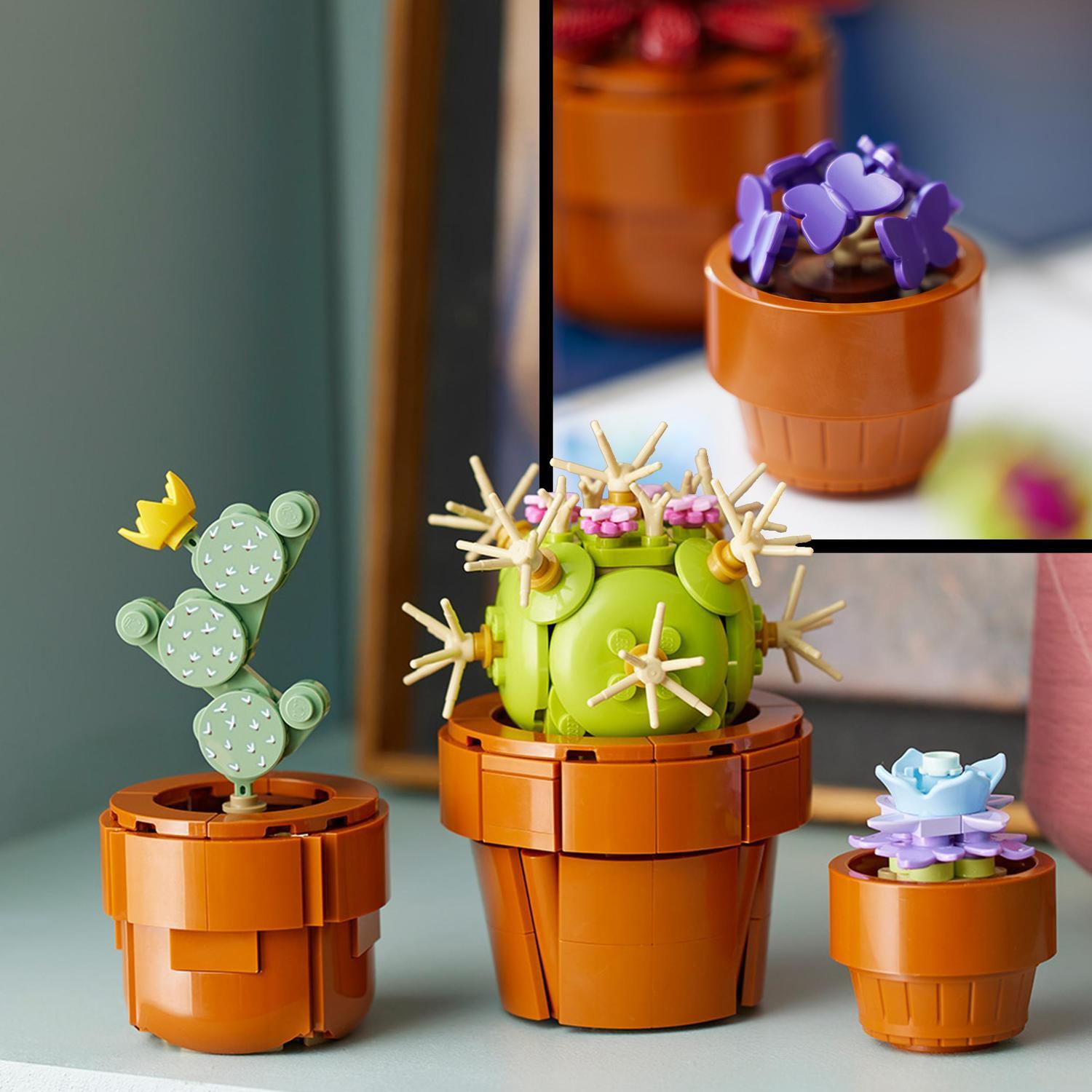 Voir la diapositive 6 : LEGO Botanicals 10329 Les Plantes Miniatures - Plantes Artificielles - Déco intérieure
