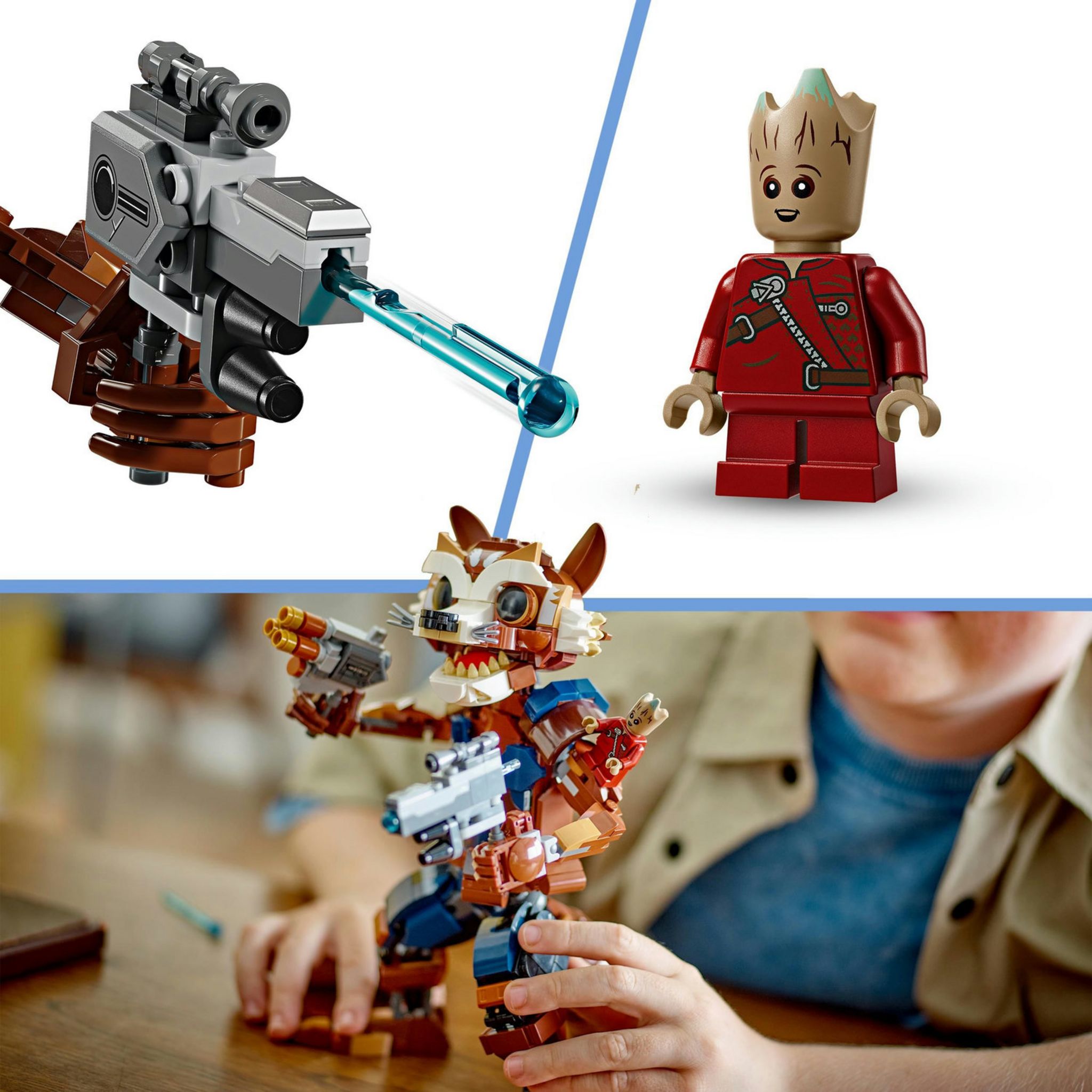 Voir la diapositive 5 : LEGO Marvel 76282 Rocket et Bébé Groot, Jouet pour Enfants, Film Les Gardiens de la Galaxie, Figurine de Super-Héros