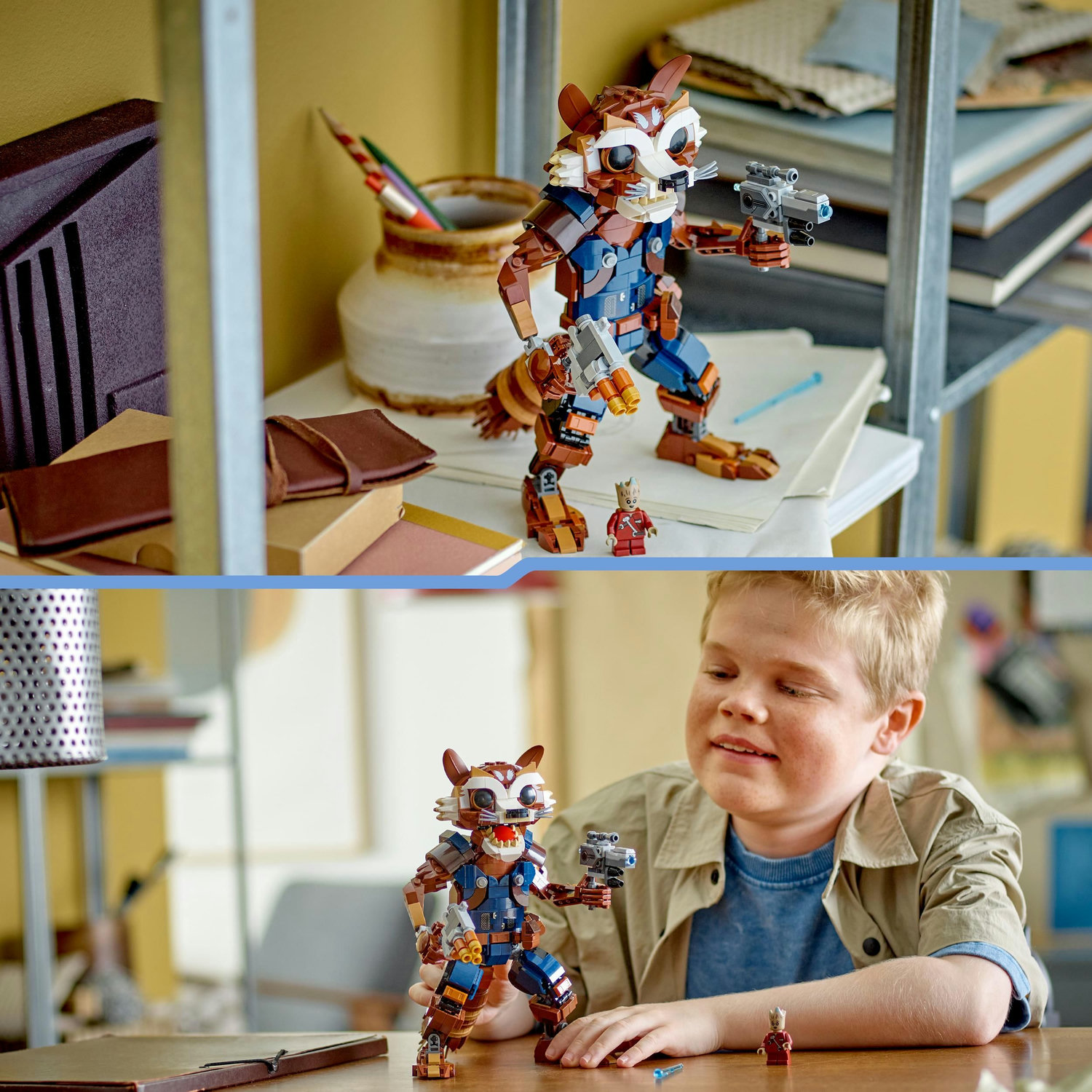 Voir la diapositive 6 : LEGO Marvel 76282 Rocket et Bébé Groot, Jouet pour Enfants, Film Les Gardiens de la Galaxie, Figurine de Super-Héros