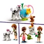 LEGO Friends 42607 L’Étable du Veau d’Autumn, Jouet de Ferme avec Animaux pour Enfants, 2 Figurines, Figurine de Lapin
