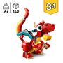 Voir la diapositive 3 : LEGO Creator 3en1 31145 Le Dragon Rouge; Jouet avec 3 Figurines d'Animaux, dont un Dragon Rouge, un Poisson et un Phénix