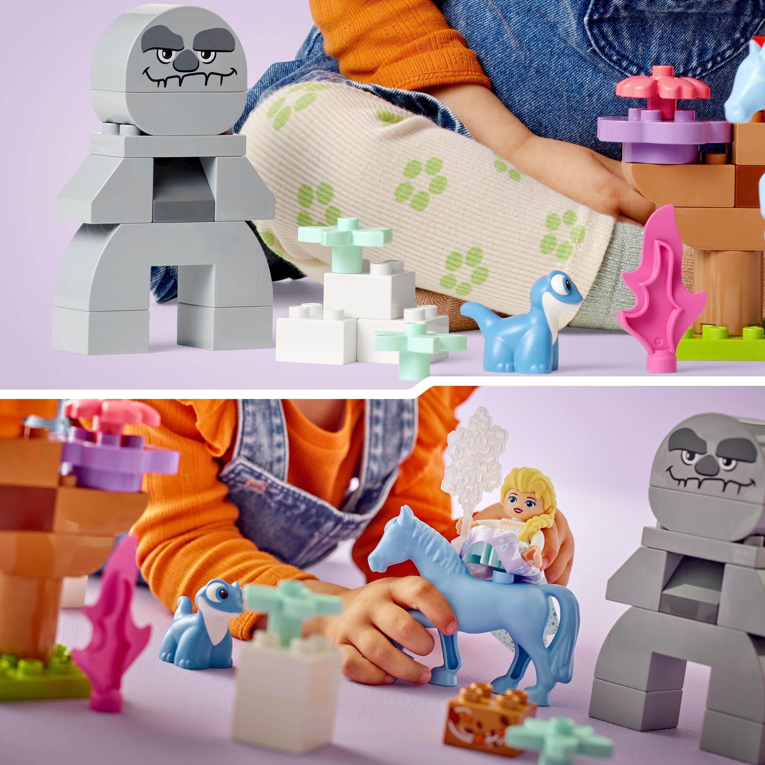 Voir la diapositive 5 : LEGO DUPLO 10418 - Elsa et Bruni dans la forêt enchanté Disney Reine des Neiges