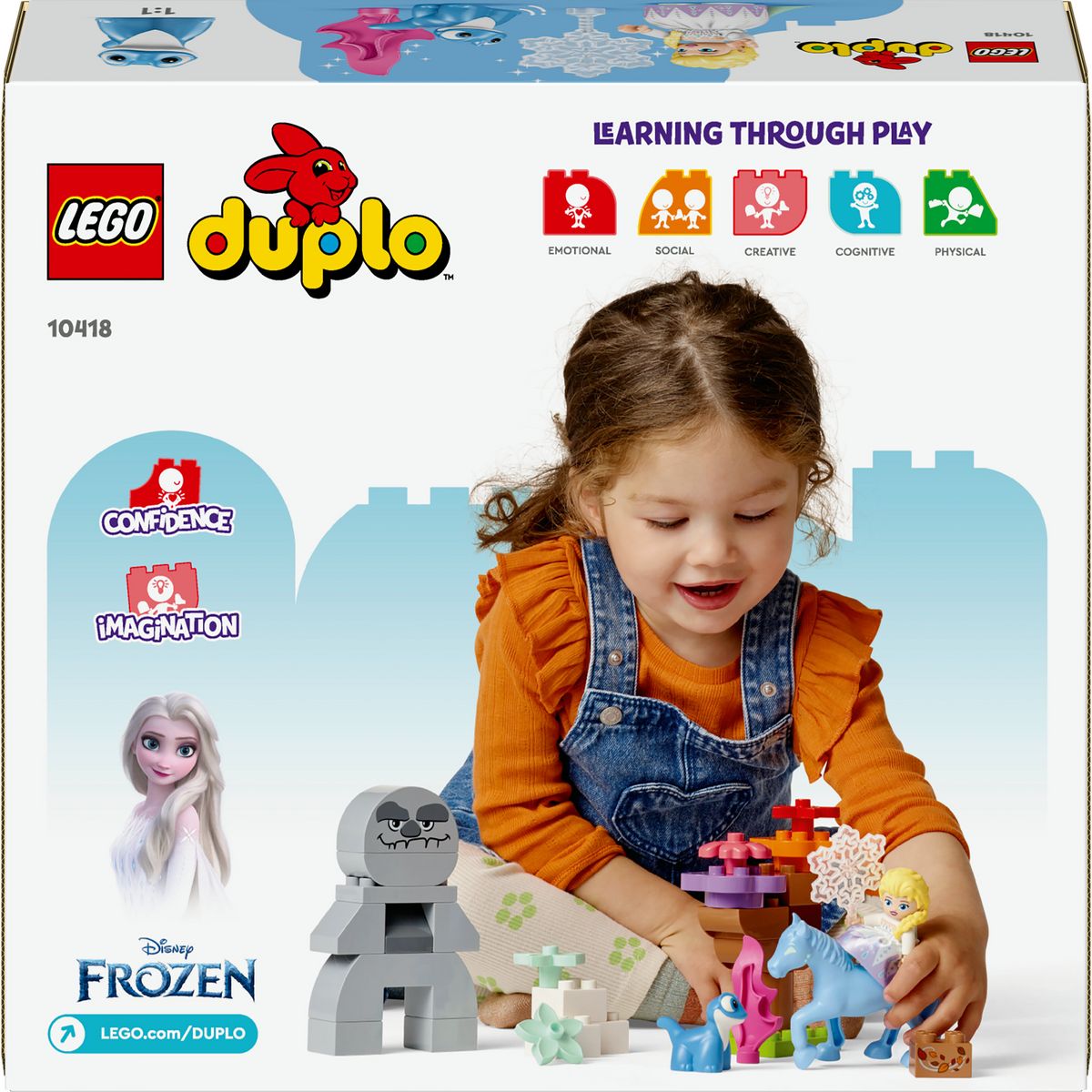 LEGO DUPLO 10418 - Elsa et Bruni dans la forêt enchanté Disney Reine des Neiges