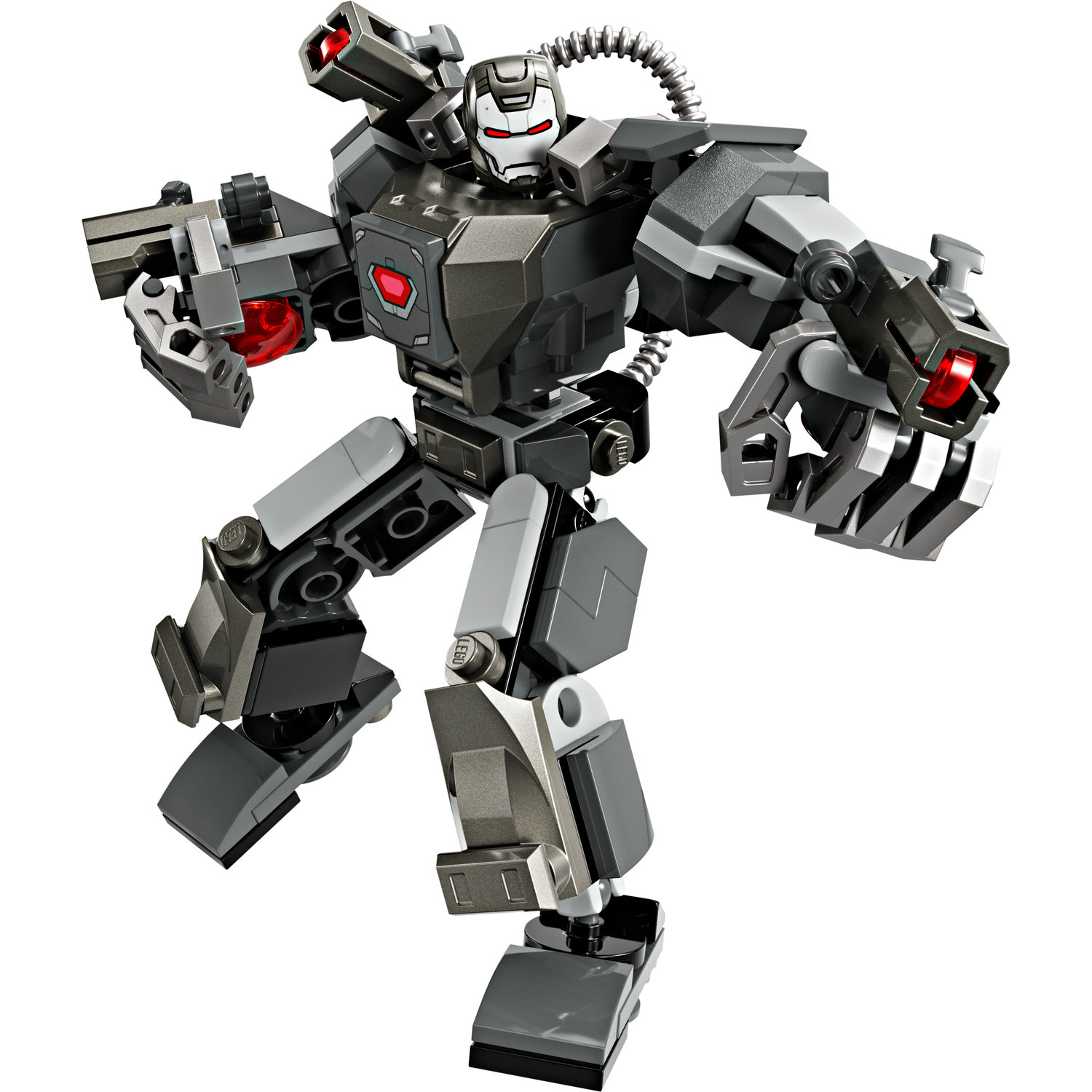 Voir la diapositive 2 : LEGO Marvel 76277 L'Armure Robot de War Machine, Jouet de Robot avec : 3 Canons de Tir, Personnage MCU