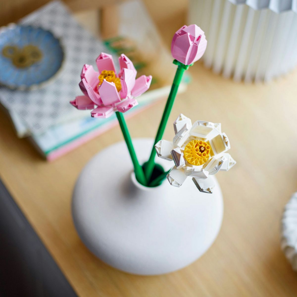 LEGO Creator 40647 Les Fleurs de Lotus, Kit de Construction pour Filles et Garçons Dès 8 Ans, avec 3 Fleurs Artificielles