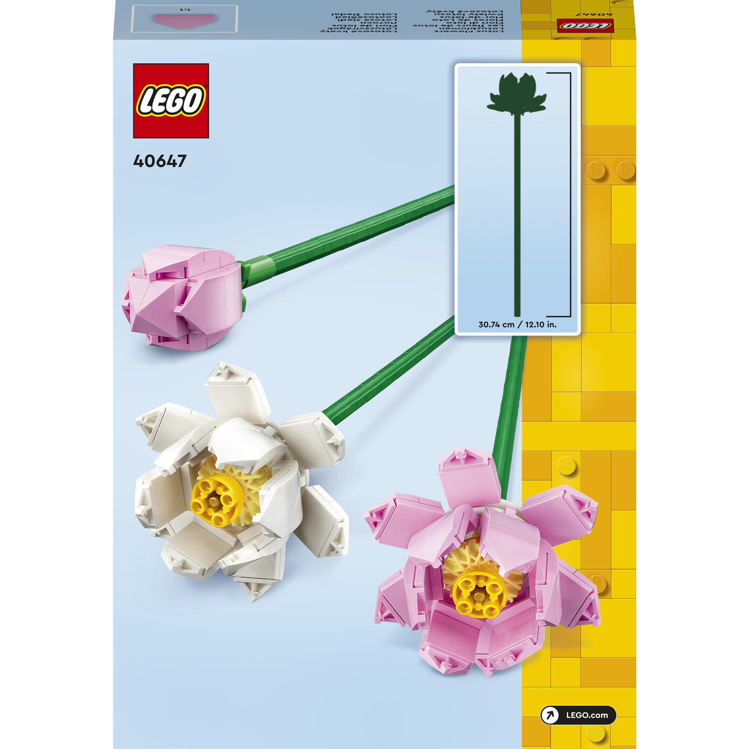 Voir la diapositive 7 : LEGO LEGO Botanicals 40647 Les Fleurs de Lotus - Jeu de construction dès 8 ans