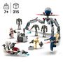 Voir la diapositive 3 : LEGO Star Wars 75372 Pack de Combat des Clone Troopers et Droïdes de Combat, Jouet avec Speeder Bike et Figurine