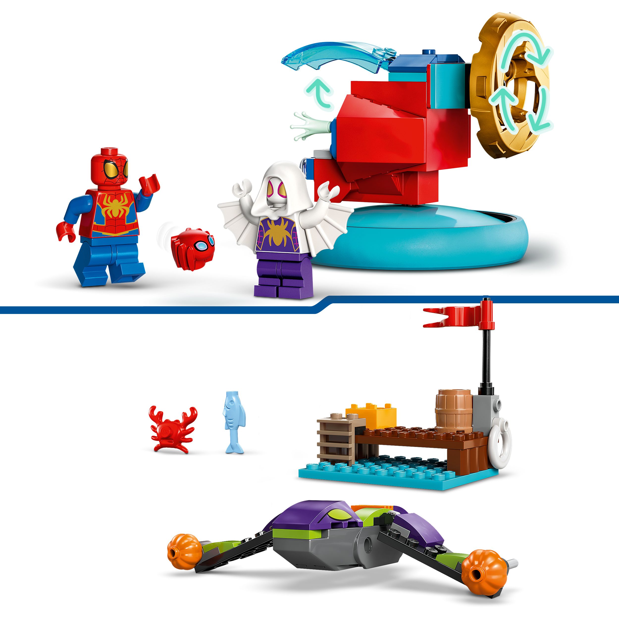 Voir la diapositive 4 : LEGO Marvel 10793 - Spidey contre le Bouffon Vert