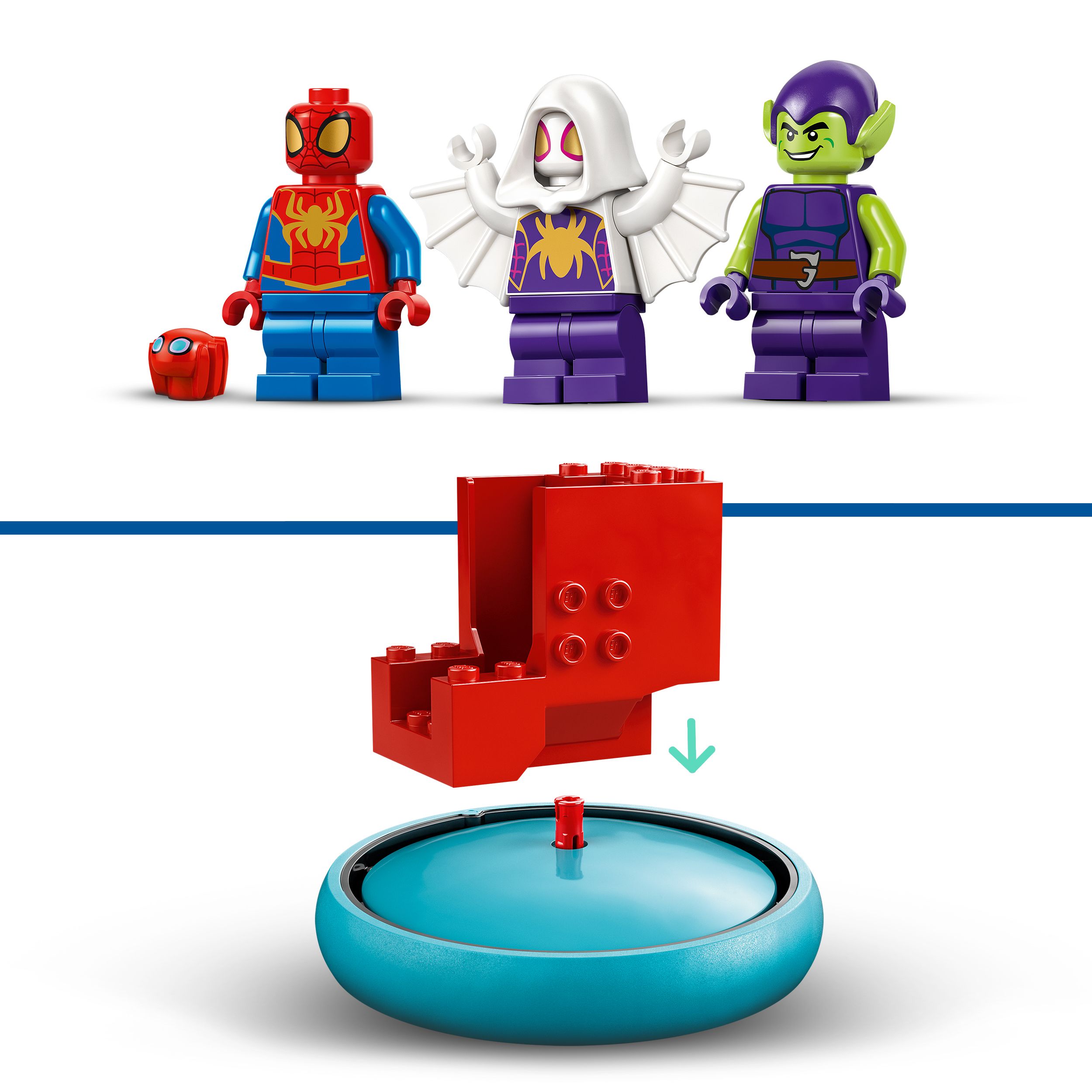 Voir la diapositive 5 : LEGO Marvel 10793 - Spidey contre le Bouffon Vert