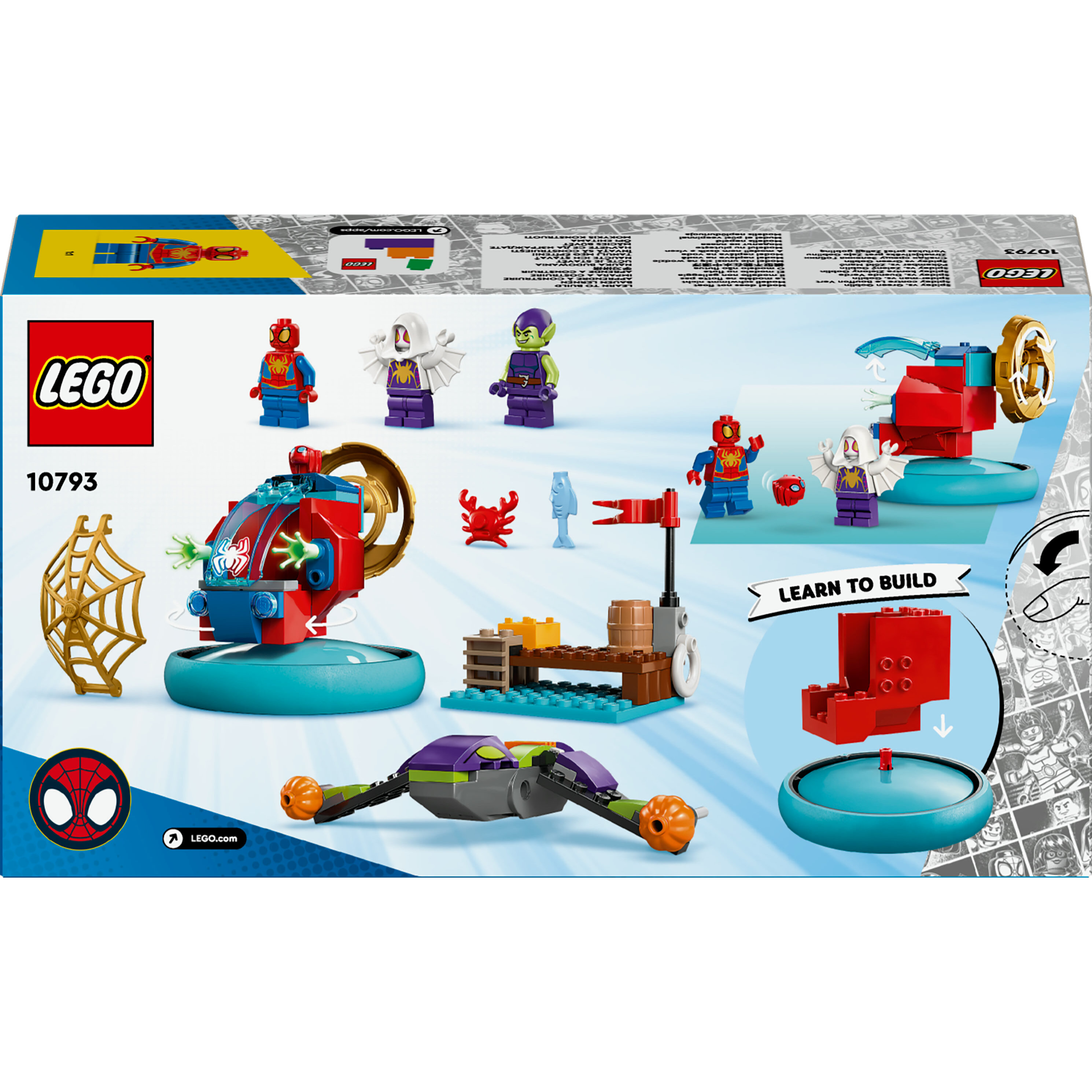 Voir la diapositive 8 : LEGO Marvel 10793 - Spidey contre le Bouffon Vert