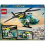 Voir la diapositive 8 : LEGO City 60405 L'Hélicoptère des Urgences, Jouet pour Enfants, avec Minifigurines : Pilote, Randonneur et Sauveteur